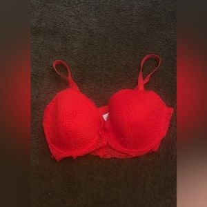 Sexy Red Lace Bra